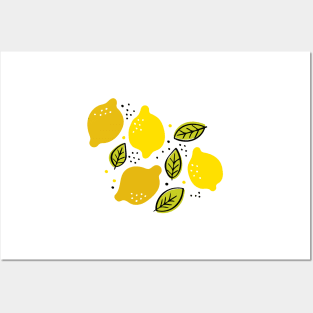 Fresh Lemons Posters and Art